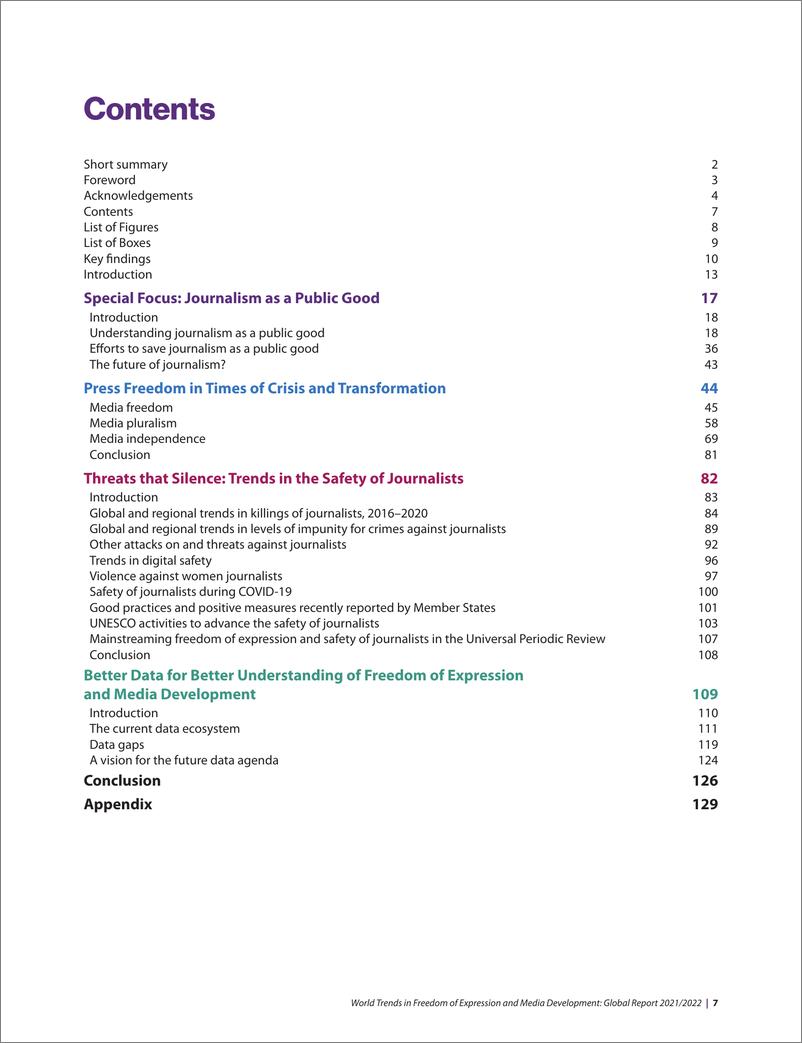 《联合国教科文组织：2021-2022年表达自由和媒介发展世界趋势报告（英文版）》 - 第8页预览图