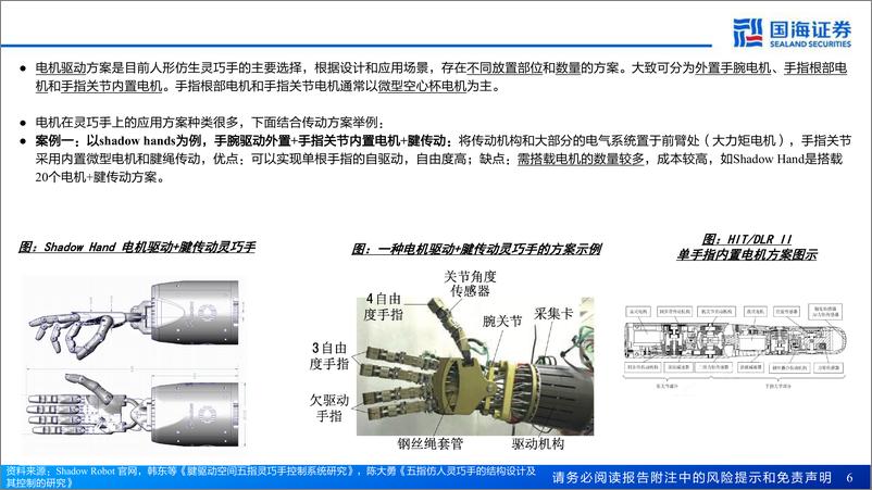 《机械设备行业灵巧手专题系列报告1：从灵巧手专利拆解出发，看驱动及传动路径如何？-国海证券-250310-27页》 - 第6页预览图
