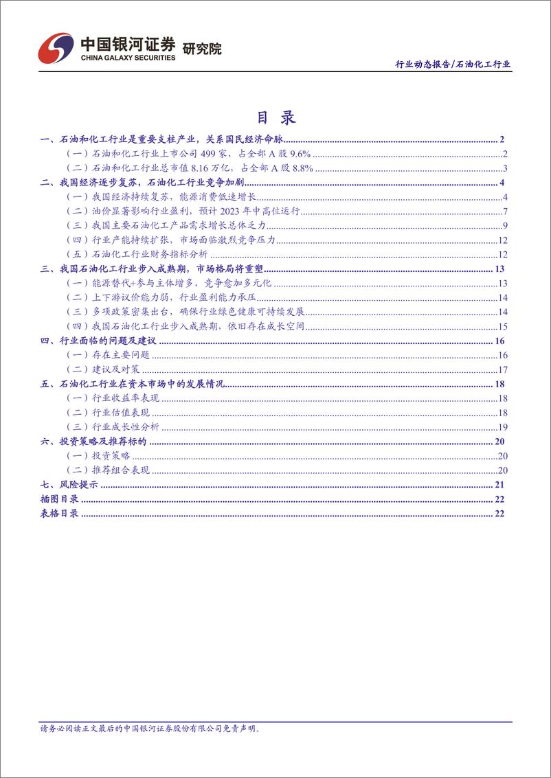 《石油化工行业6月动态报告：油价延续震荡，看好周期弹性与成长-20230702-银河证券-24页》 - 第3页预览图