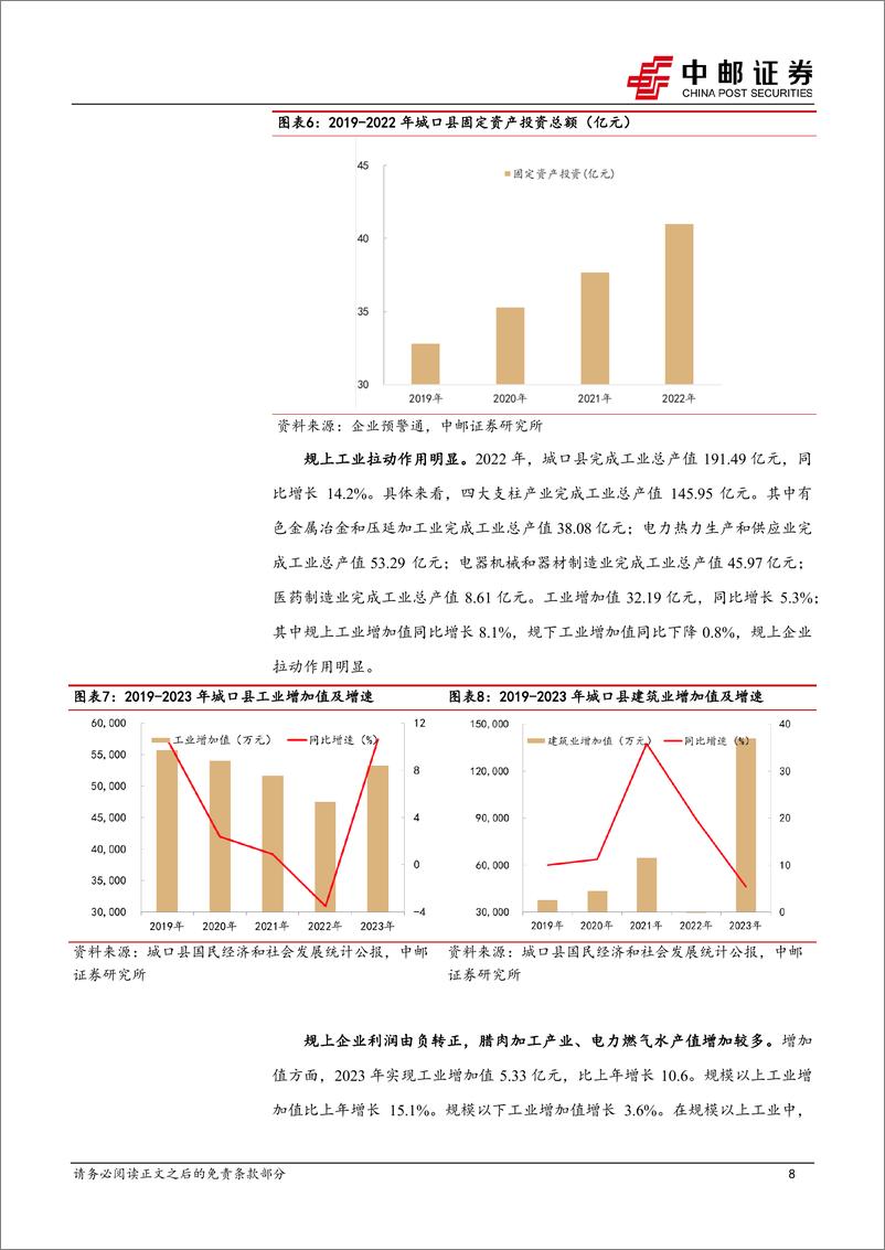 《区域经济研究报告-重庆城口：三省交界，西部矿都-240903-中邮证券-25页》 - 第8页预览图