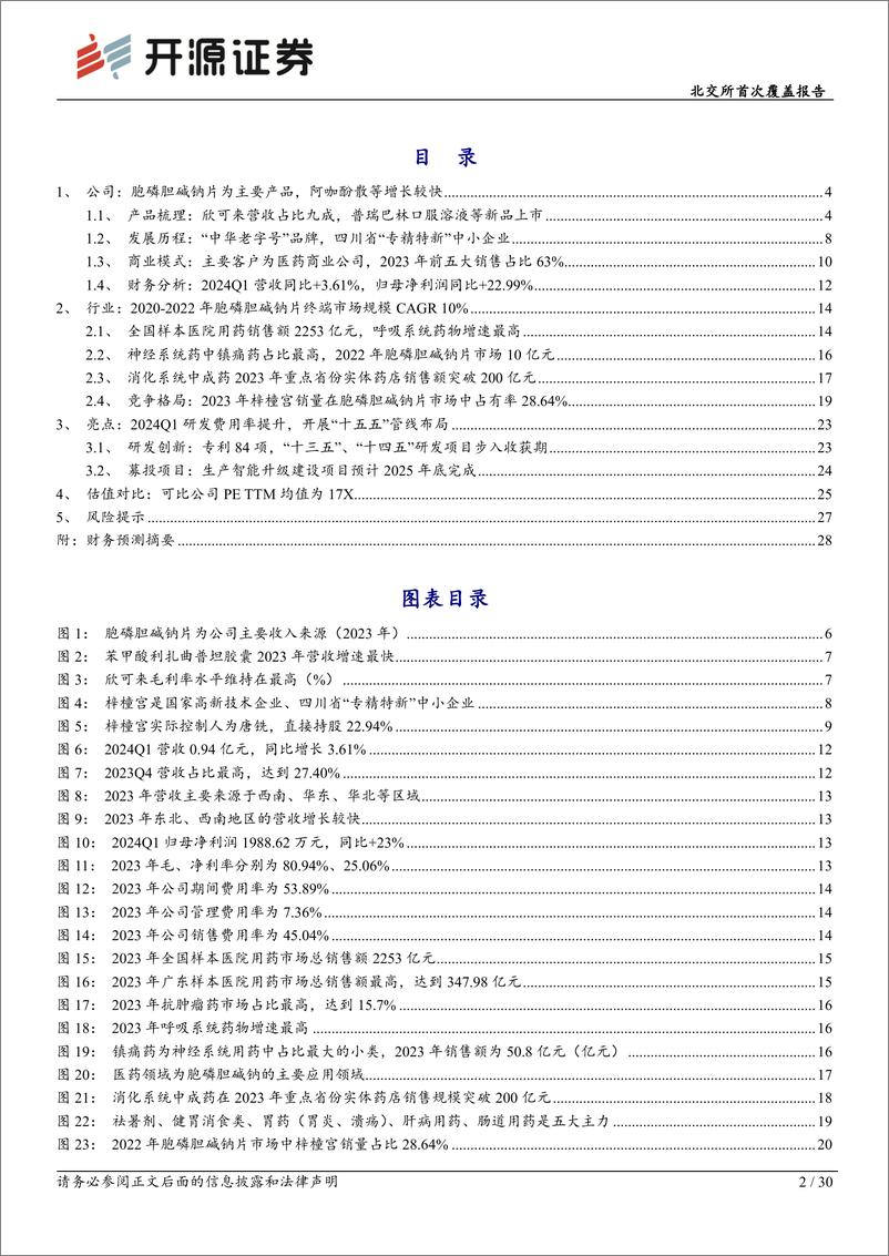 《梓橦宫(832566)北交所首次覆盖报告：“中华老字号”焕新篇，神经系统新药步入收获期注入活力-240626-开源证券-30页》 - 第2页预览图