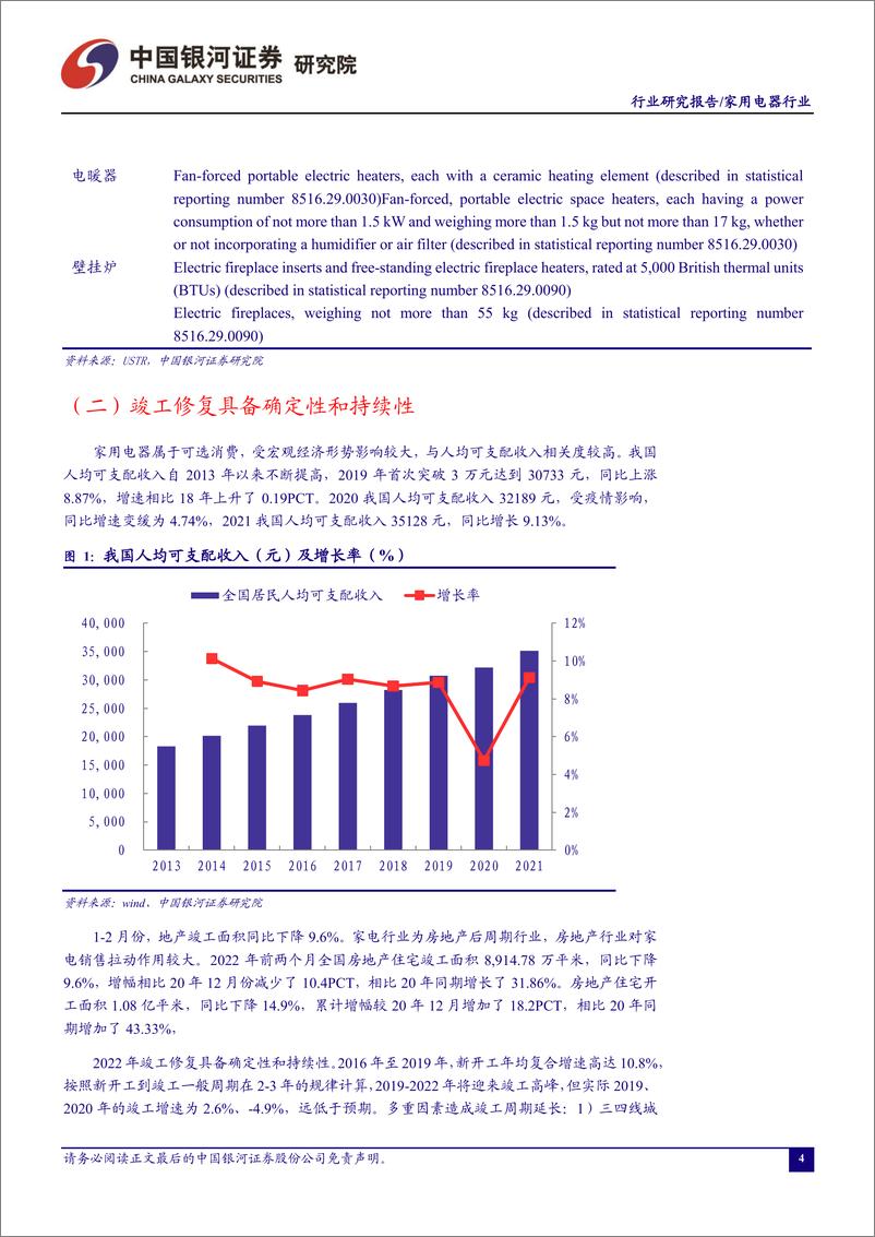 《家用电器行业三月行业动态报告：关税豁免恢复，清洁电器板块受益明显-20220401-银河证券-26页》 - 第5页预览图