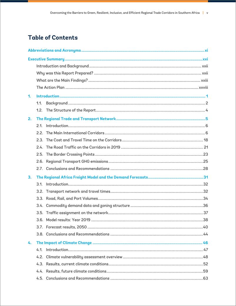 《2024克服南部非洲绿色_有韧性_包容性和高效区域贸易走廊的障碍报告_英文版_-世界银行》 - 第5页预览图