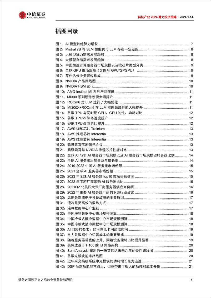 《科技行业产业2024算力投资策略：多模态推动技术迭代，国产化助力产业成长》 - 第4页预览图