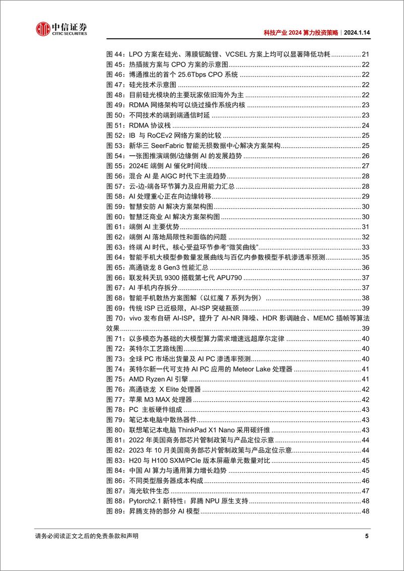 《科技行业产业2024算力投资策略：多模态推动技术迭代，国产化助力产业成长》 - 第5页预览图