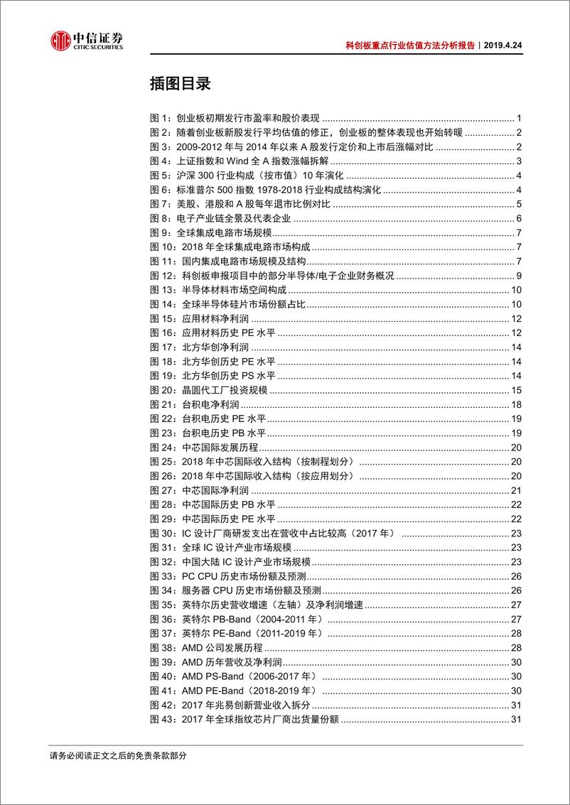 《科创板重点行业估值方法分析报告：科创板估值方法的全景透视-20190424-中信证券-51页》 - 第5页预览图