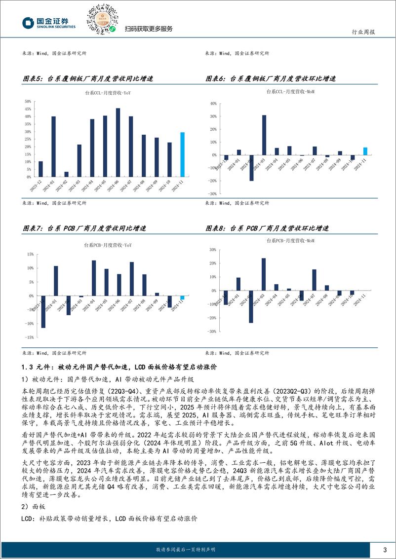 《电子行业研究：博通AI营收超预期，AI眼镜多点开花-241215-国金证券-10页》 - 第3页预览图