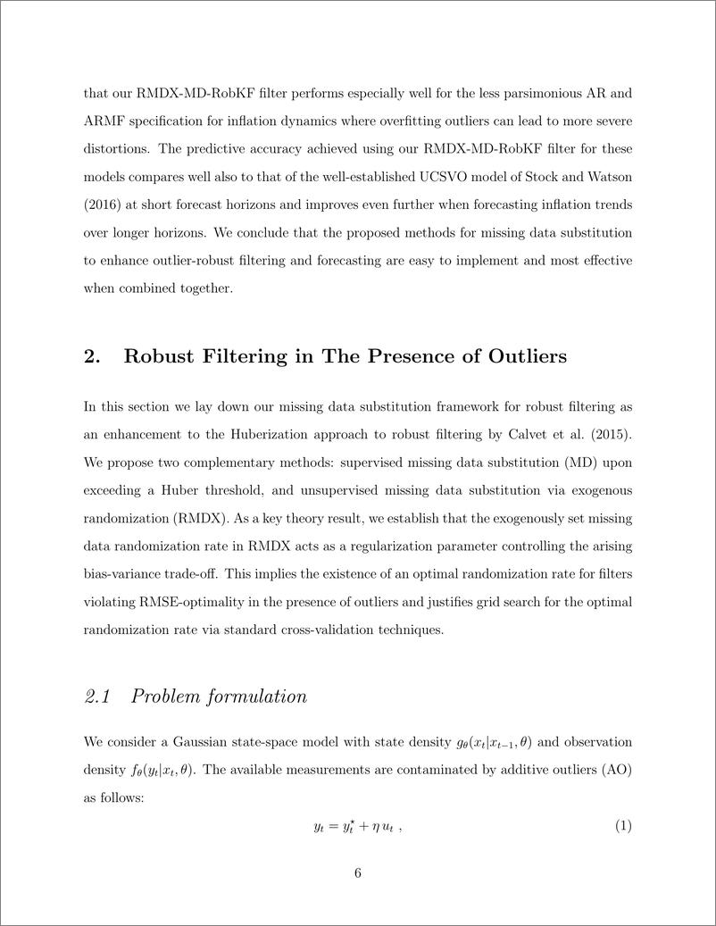 《美联储-线性状态空间模型中增强鲁棒滤波和预测的缺失数据替换（英）-2025.1-38页》 - 第7页预览图