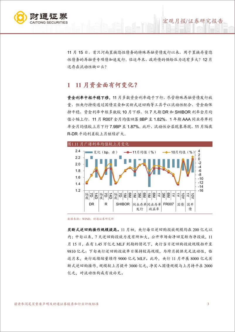 《12月流动性展望：化债对跨年流动性影响几何？-241202-财通证券-12页》 - 第3页预览图