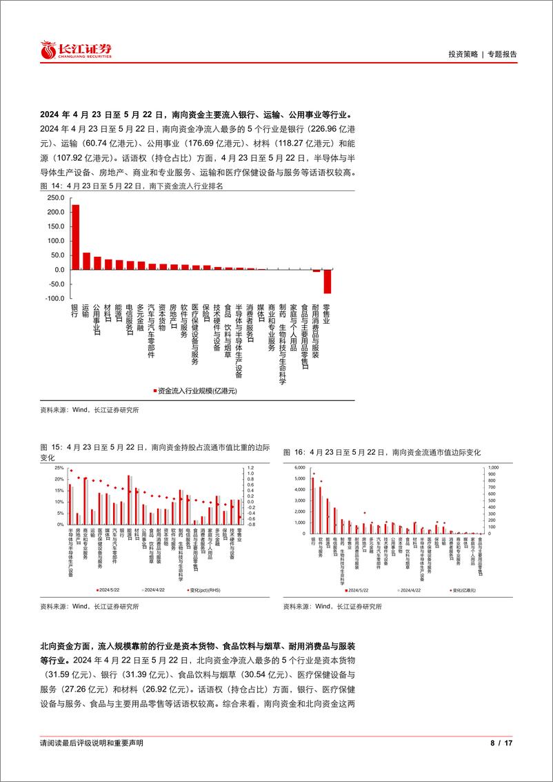 《港股资金跟踪：港股红利持续吸引南向资金流入-240712-长江证券-17页》 - 第8页预览图