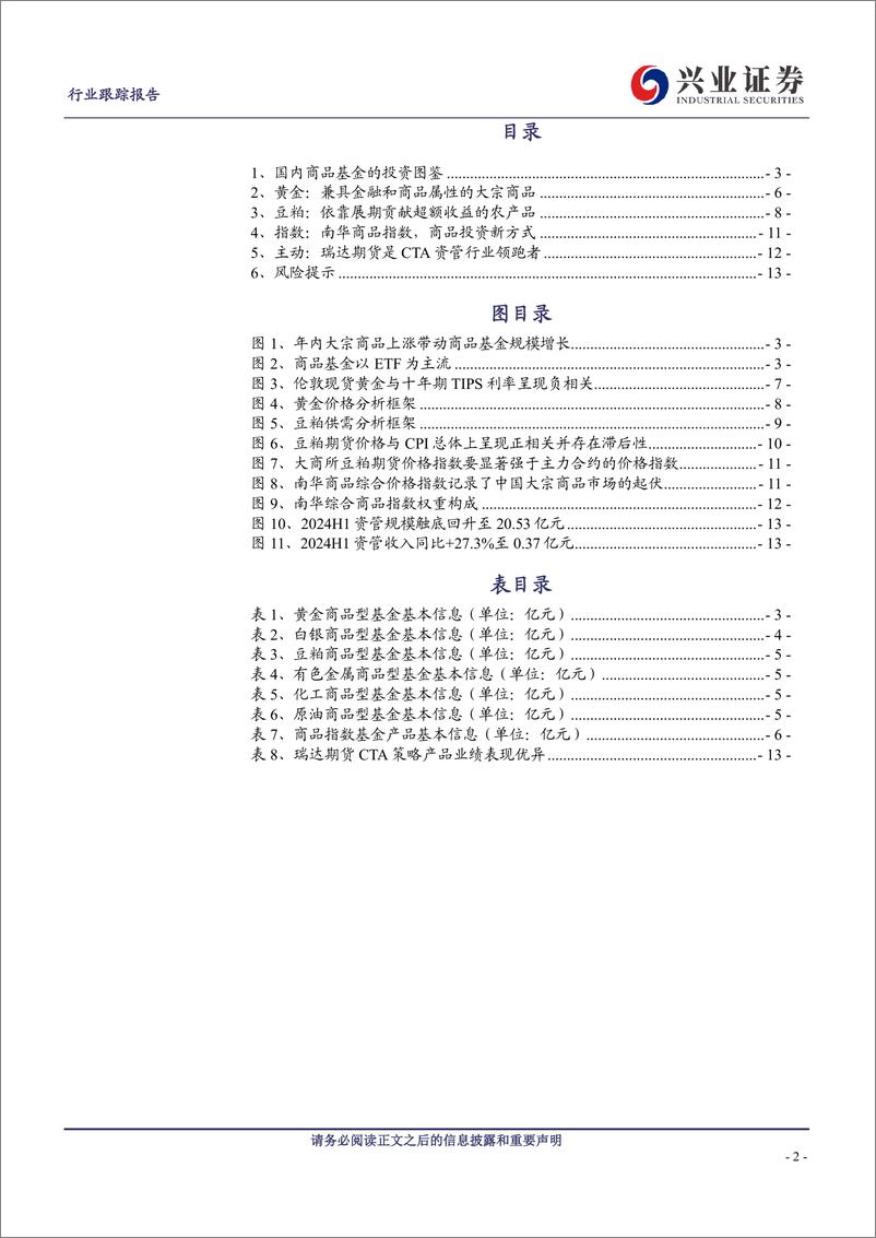 《非银金融行业资产管理产业链跟踪九：商品基金，被忽略的多元资产重要组成-240921-兴业证券-15页》 - 第2页预览图