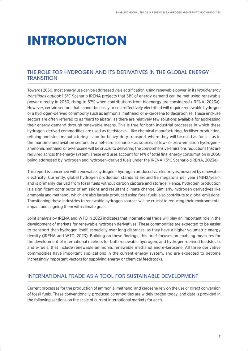《IRENA-促进可再生氢和衍生商品的全球贸易（英）-2024-40页》 - 第7页预览图