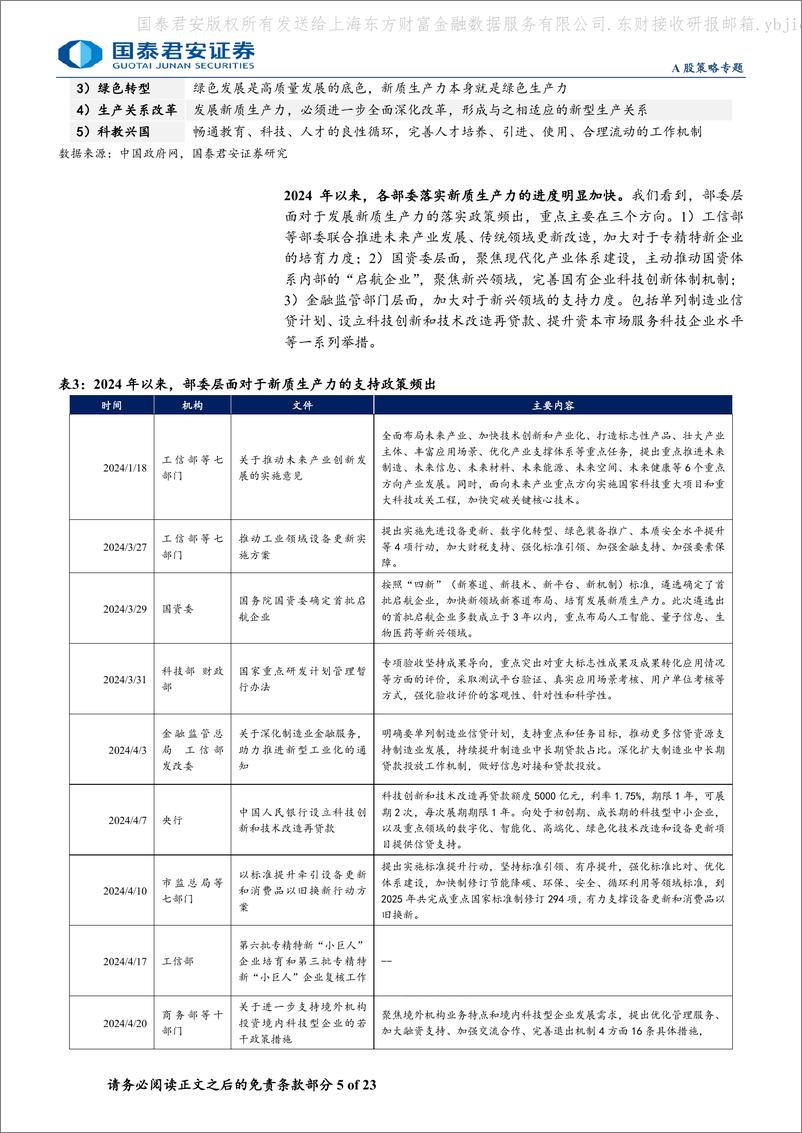 《国泰君安-“新质生产力”成长投资系列三：新质力、新共识、新机遇》 - 第5页预览图