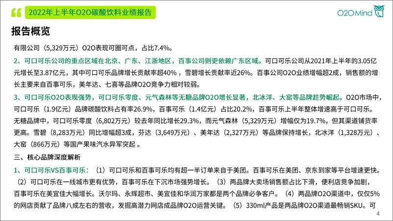 《2022年上半年O2O碳酸饮料业绩报告-46页》 - 第5页预览图