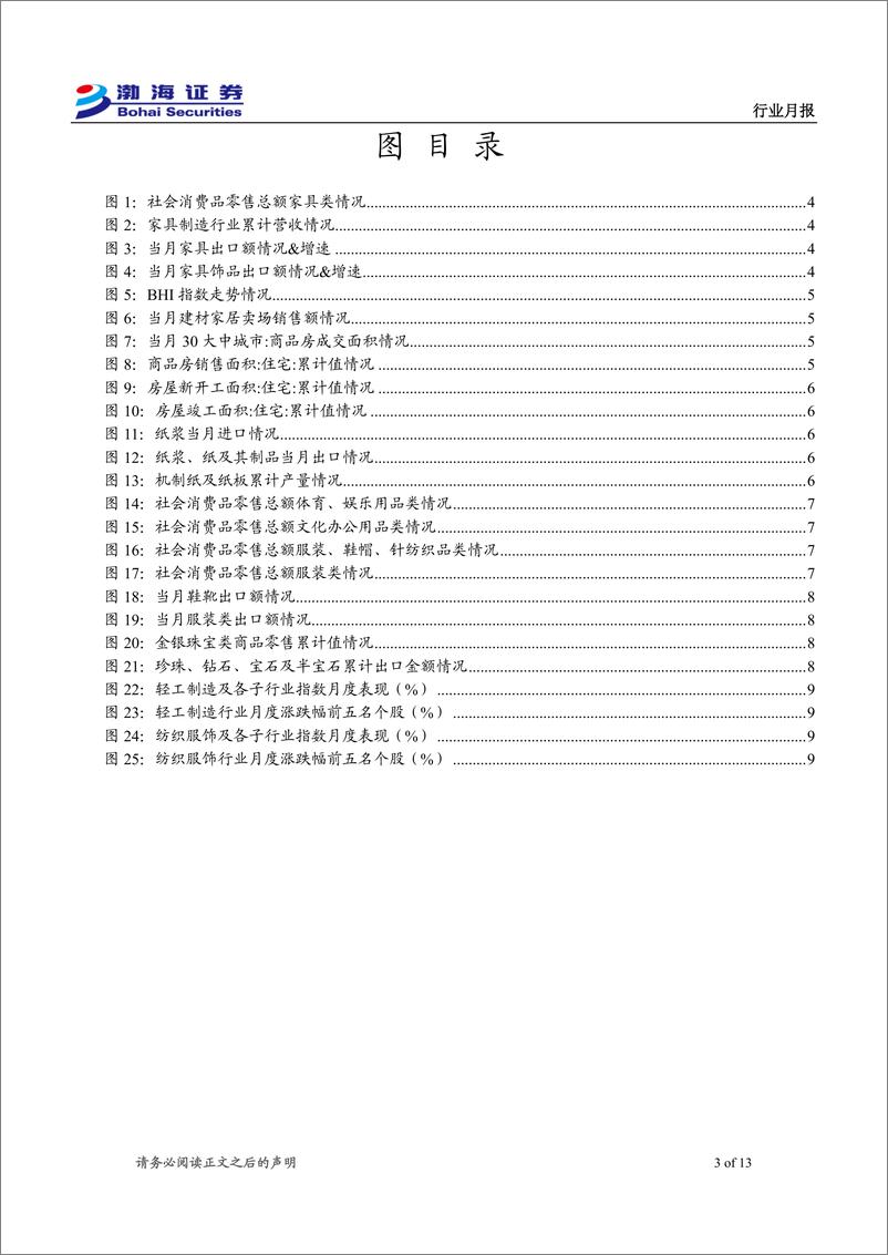 《轻工制造%26纺织服饰行业12月月报：以旧换新政策显效，头部纸企部分产能停产-241125-渤海证券-13页》 - 第3页预览图