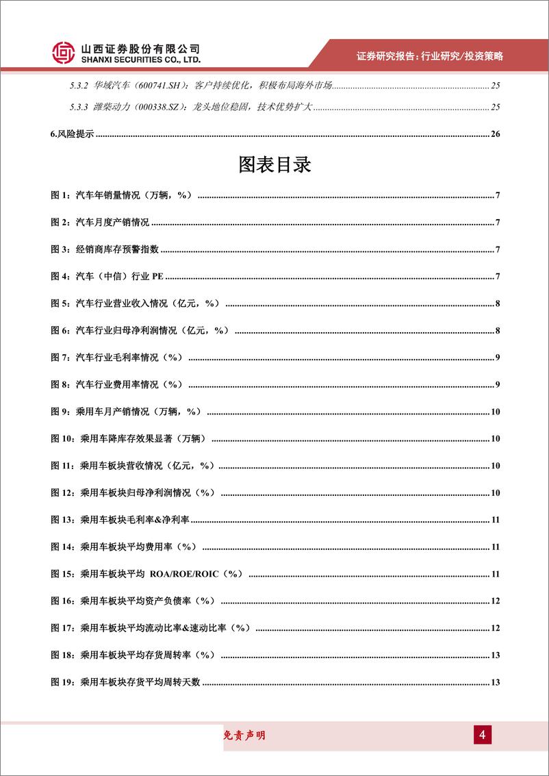 《汽车行业2019半年报综述及投资策略：上半年业绩承压，看好龙头的长期竞争优势-20190910-山西证券-27页》 - 第5页预览图