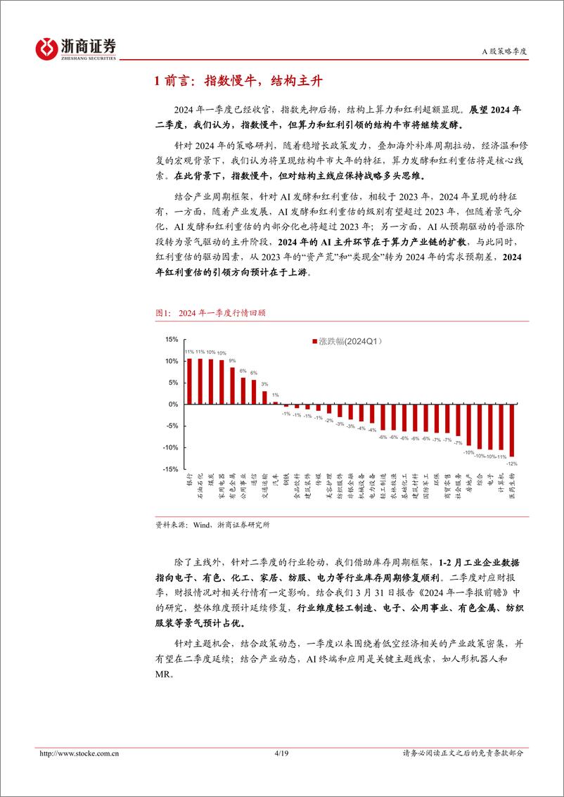 《2024年二季度策略展望：指数慢牛，结构主升-240407-浙商证券-19页》 - 第4页预览图