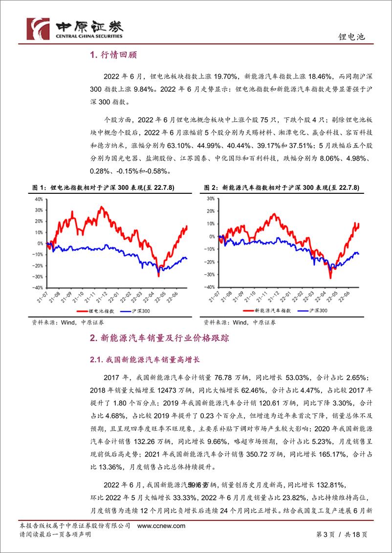 《锂电池行业月报：销量创新高，板块持续关注-20220712-中原证券-18页》 - 第4页预览图