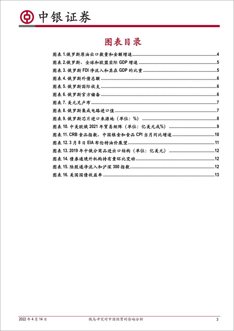 《宏观经济深度报告：俄乌冲突对中国经贸的影响分析-中银国际-20220414》 - 第4页预览图