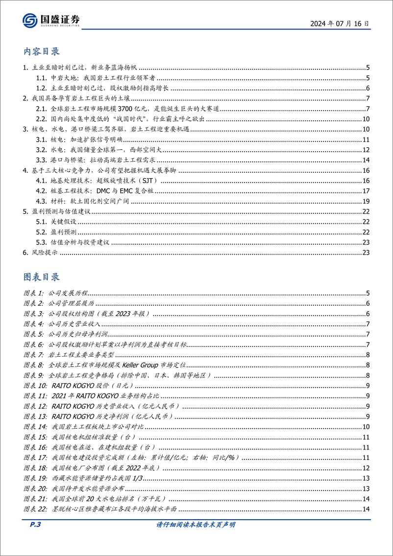 《国盛证券-中岩大地-003001-三驾齐驱，岩土工程龙头迎历史机遇》 - 第3页预览图