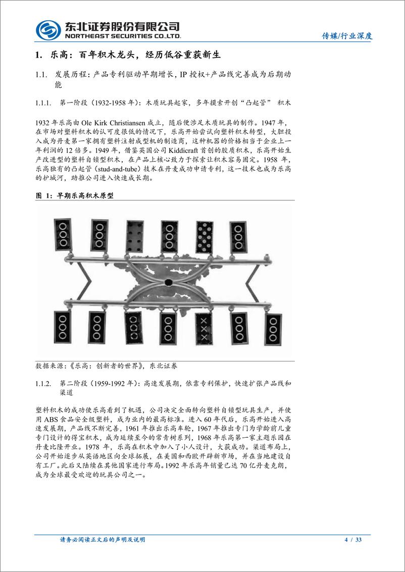 《潮玩行业研究专题：复盘乐高百年发展，国产积木值得期待-240703-东北证券-33页》 - 第4页预览图