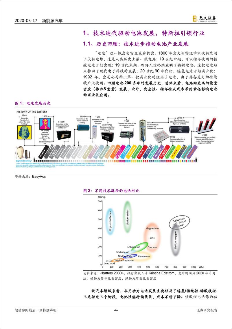 《新能源汽车行业：特斯拉电池日前瞻专题报告，再探“门口的野蛮人”-20200517-光大证券-41页》 - 第7页预览图