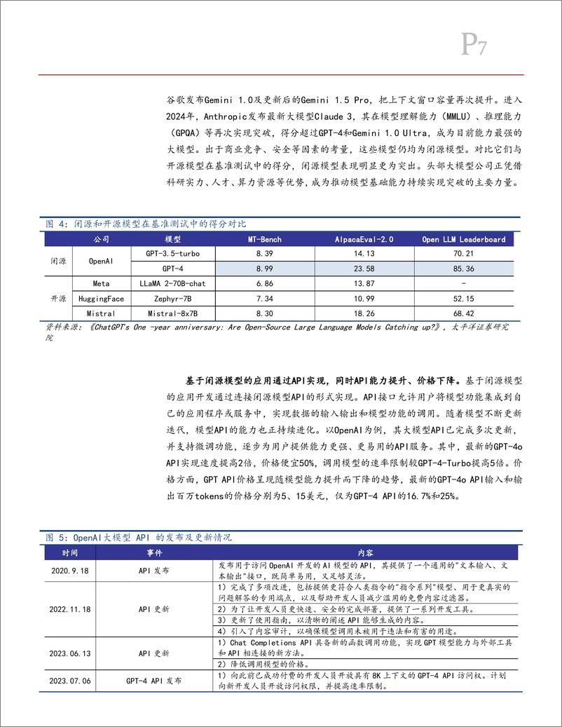 《传媒互联网行业海外AI应用梳理：模型能力决定下限，场景适配度决定上限-240602-太平洋证券-32页》 - 第7页预览图