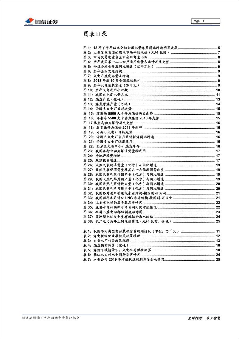 《公用事业行业1月投资策略：宏观承压超配火电，密切观察政策信号-20190115-国信证券-29页》 - 第5页预览图