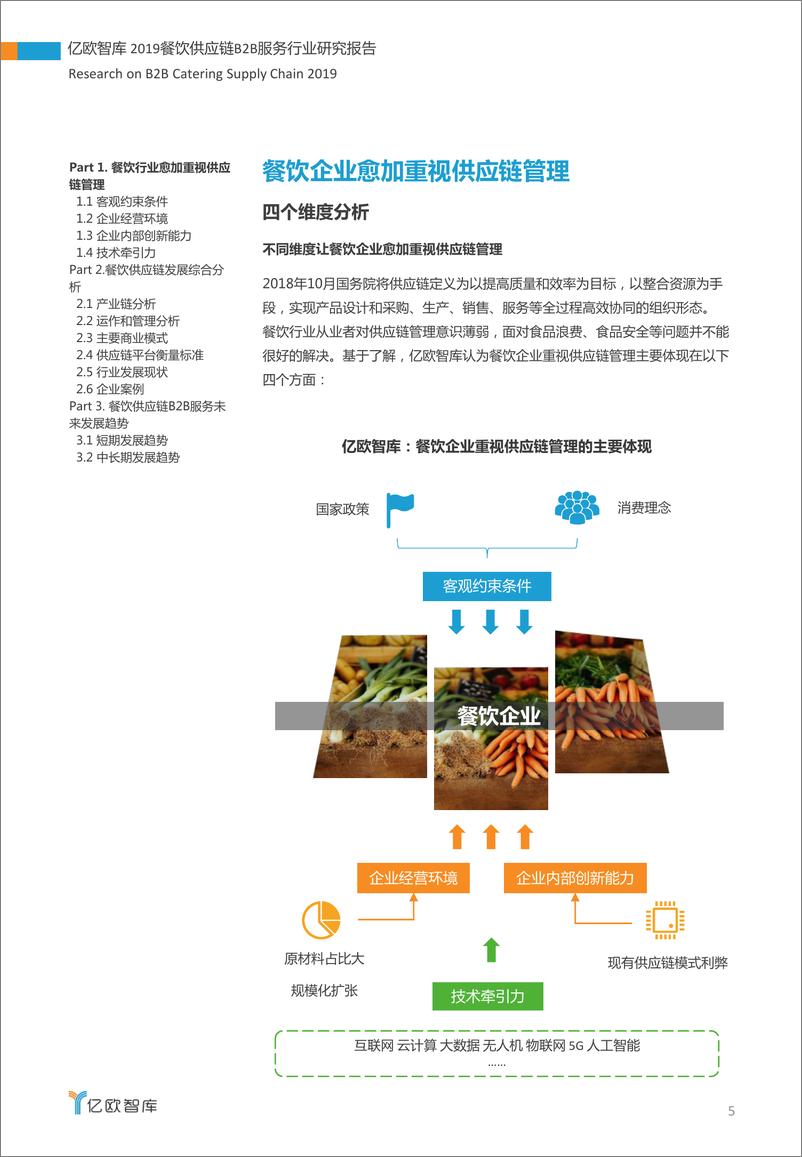 《2019餐饮供应链B2B服务行业研究报告》 - 第5页预览图