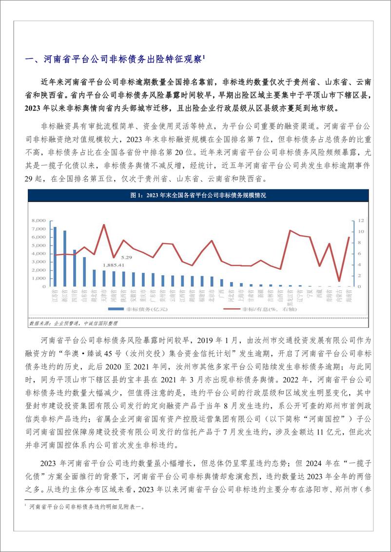 《一揽子化债以来，河南省平台公司非标舆情为何愈演愈烈？-15页》 - 第2页预览图