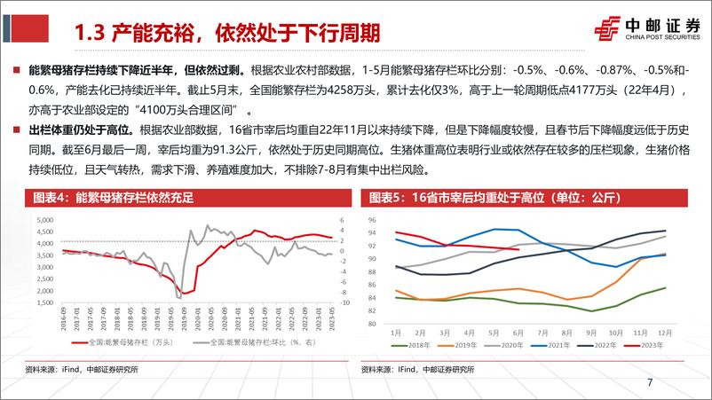 《农林牧渔行业2023年中期策略报告：猪周期磨底中，鸡周期兑现进行时-20230711-中邮证券-28页》 - 第8页预览图