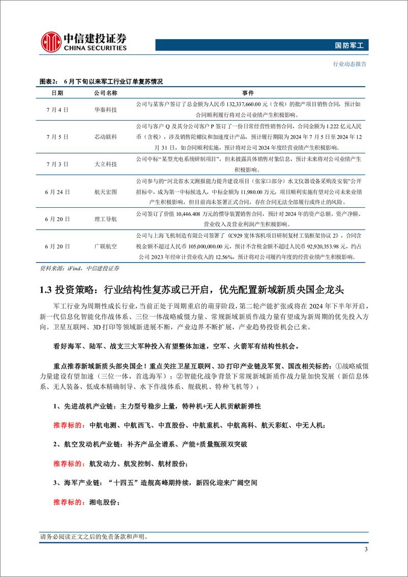 《国防军工行业：民船周期拉动船舶板块业绩增长，关注新域新质投资方向-240714-中信建投-30页》 - 第5页预览图