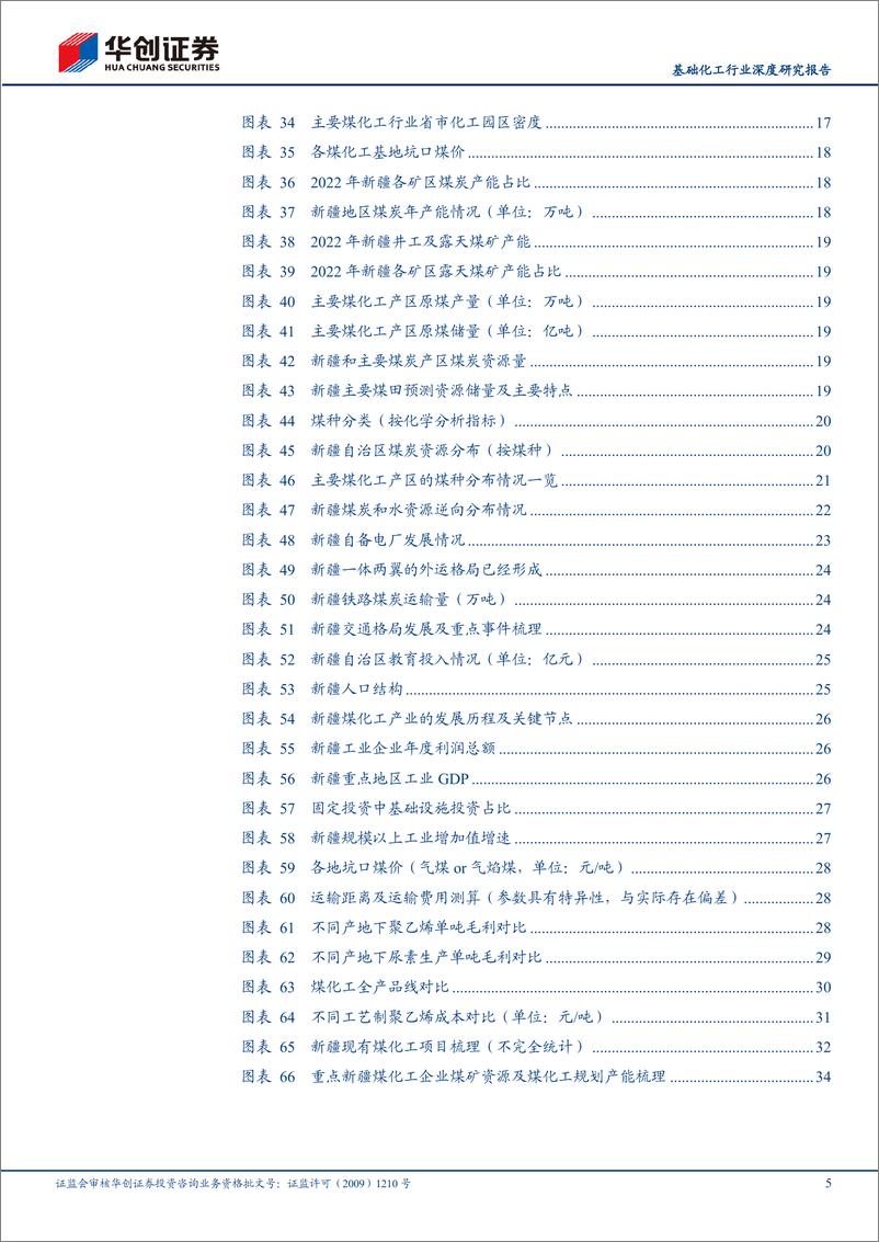 《基础化工行业深度研究报告：向上游去-暨新疆煤化工发展前景分析-240312-华创证券-37页》 - 第5页预览图