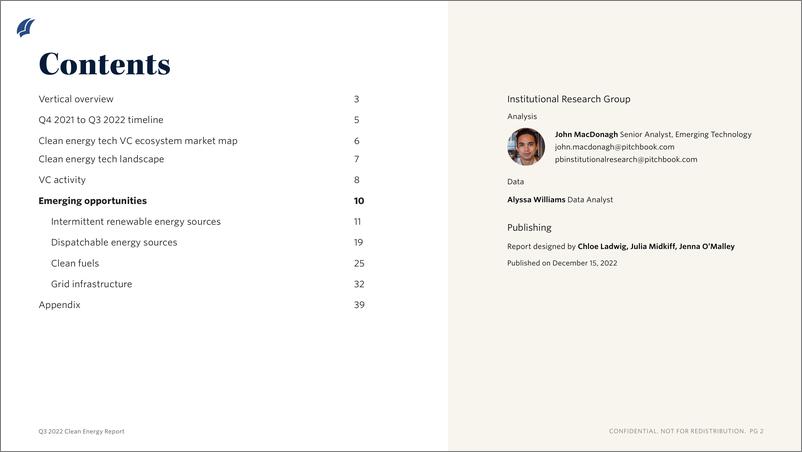 《PitchBook-2022年三季度清洁能源报告（英）-2022.12-10页》 - 第3页预览图