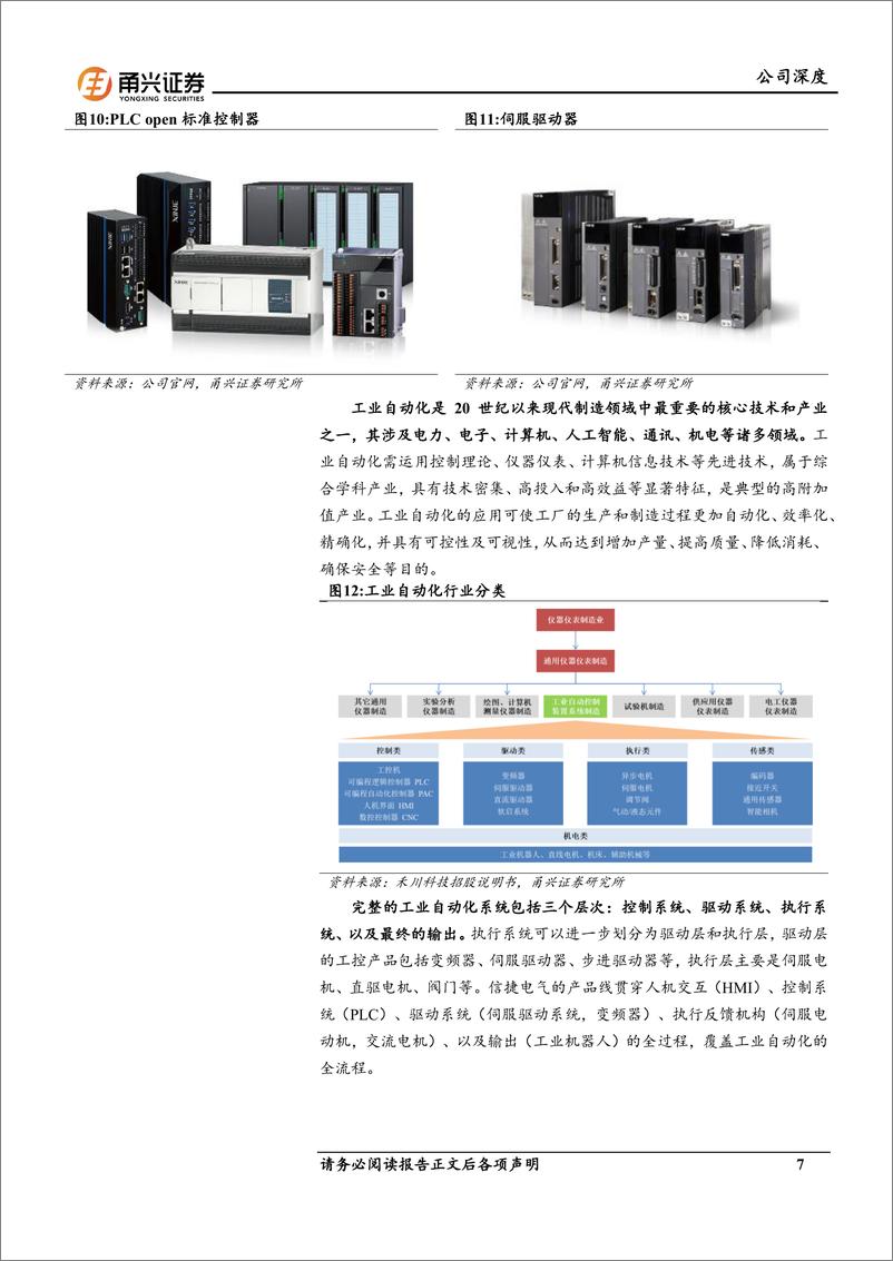 《信捷电气(603416)首次覆盖深度报告：国内工控行业龙头，业绩改善拐点已至-241203-甬兴证券-22页》 - 第7页预览图