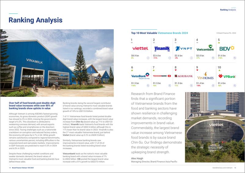 《品牌价值-越南最具价值和最强大品牌100强的2024年度报告（英）-2024.9-34页》 - 第8页预览图
