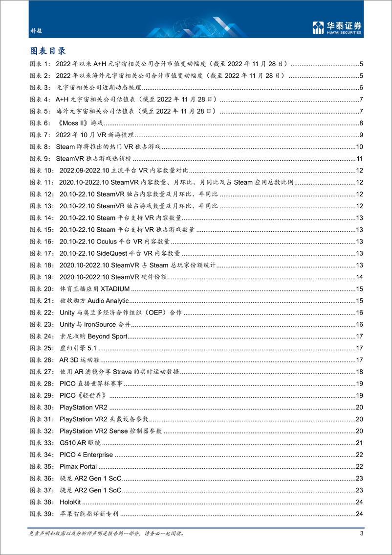 《传媒&电子行业： 11月元宇宙，降本增效，聚焦重点-20221129-华泰证券-31页》 - 第4页预览图