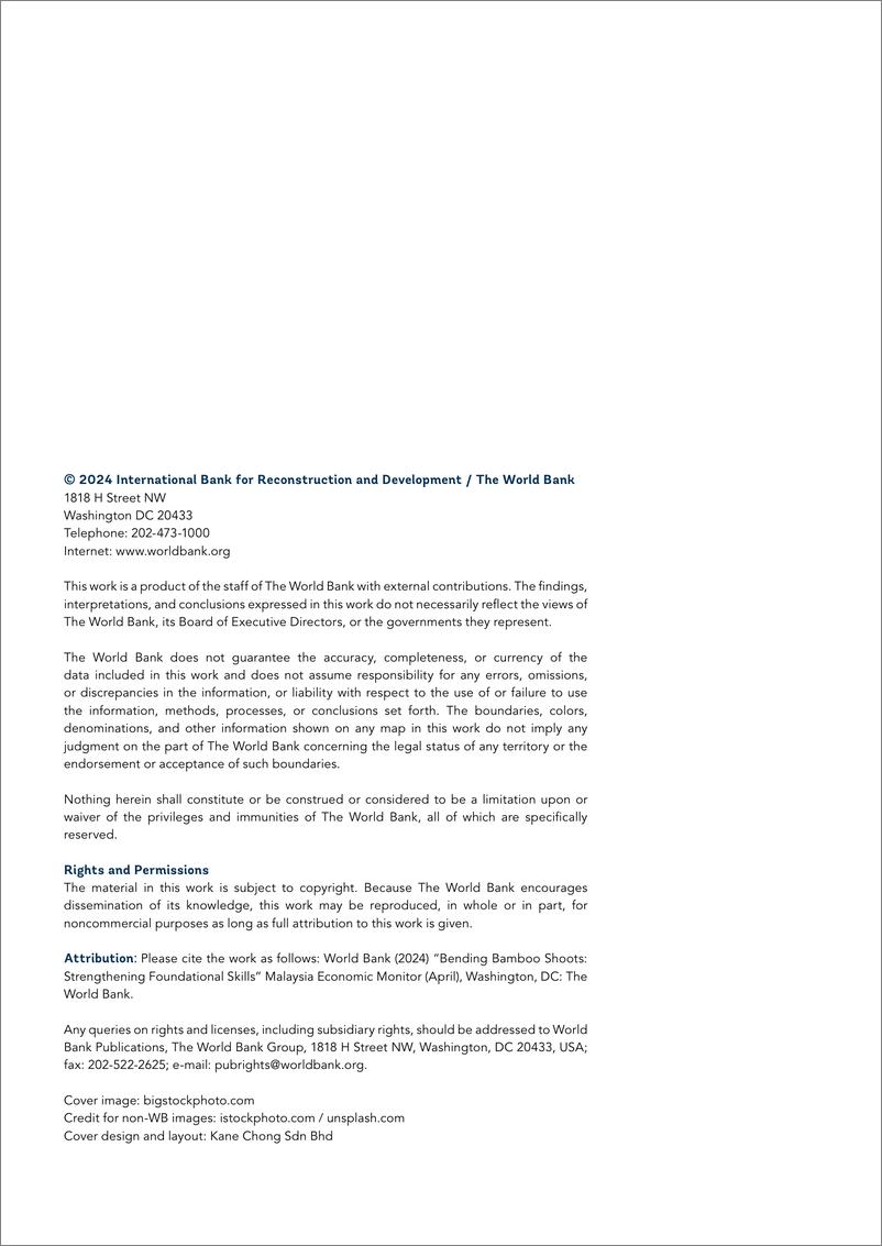 世界银行-《马来西亚经济监测-弯曲竹笋：加强基础技能》（2024年4月）（英）-100页 - 第4页预览图