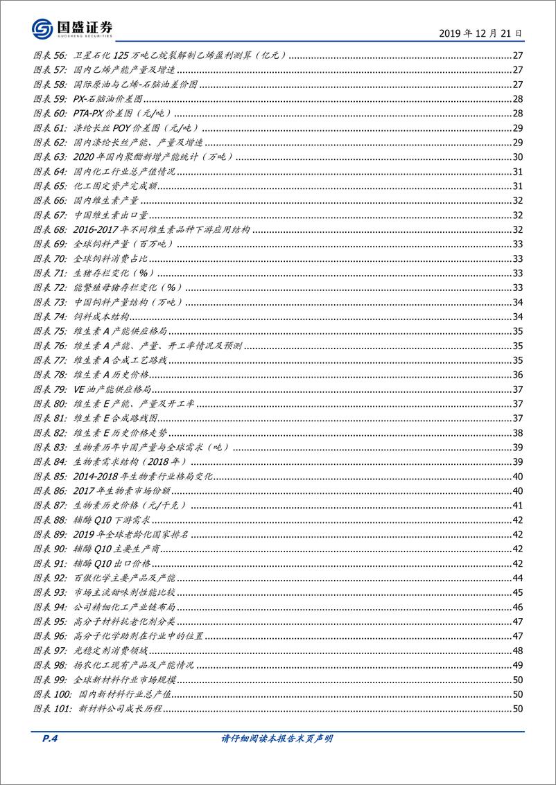《化工行业：聚焦周期龙头，精选精细化工及新材料优质公司-20191221-国盛证券-78页》 - 第5页预览图