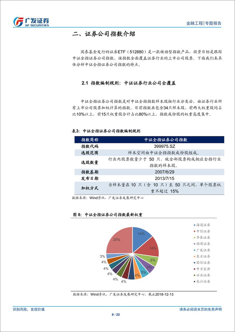 《广发证2018122广发证券公募基金产品研究系列之五：证券ETF，把握券商行情的有效工具》 - 第8页预览图