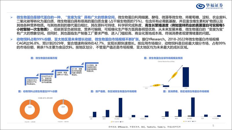 《食品饮料行业维生物蛋白专题：蛋白新能源，探究微生物蛋白的投资机遇-240523-华福证券-26页》 - 第5页预览图