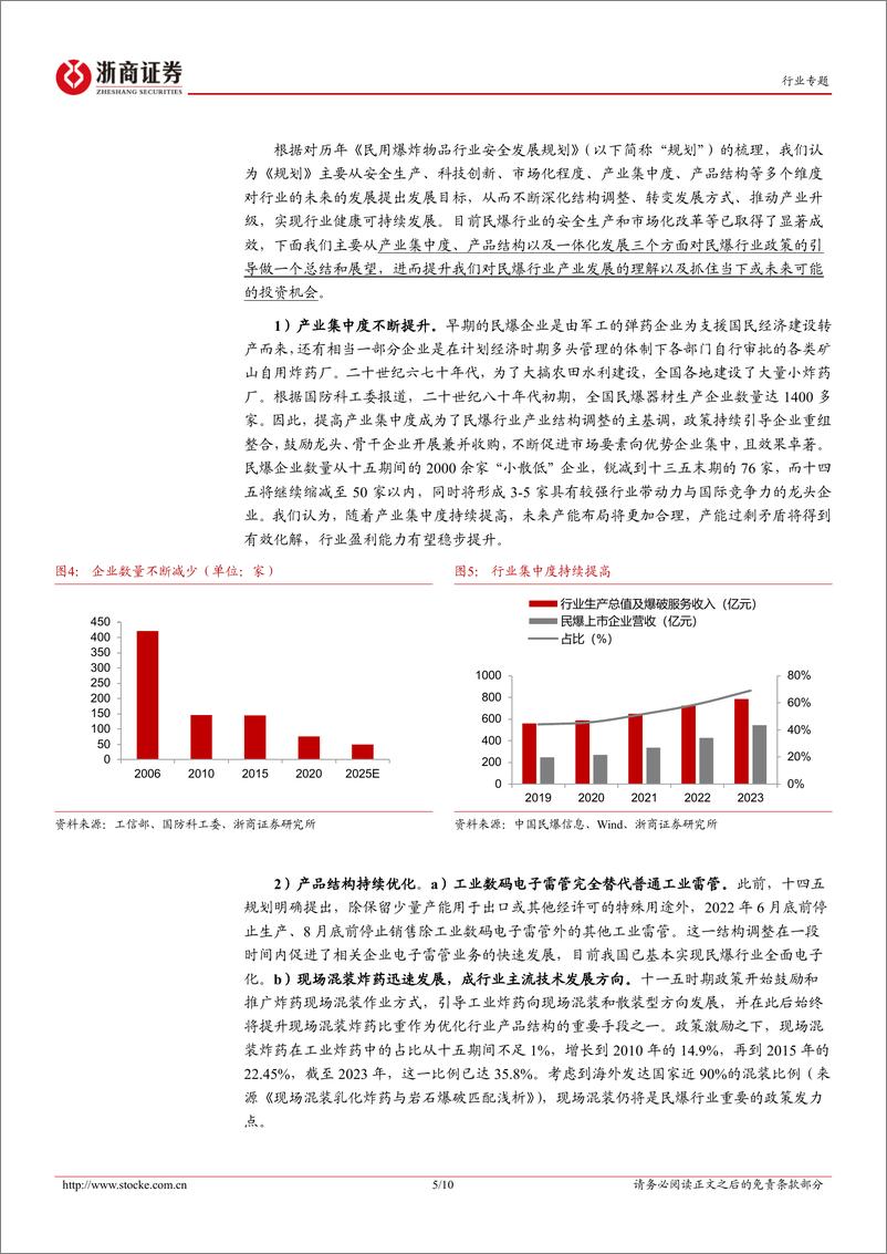 《基础化工行业民爆系列报告之二：从民爆产业政策变化看行业投资机会-240905-浙商证券-10页》 - 第5页预览图