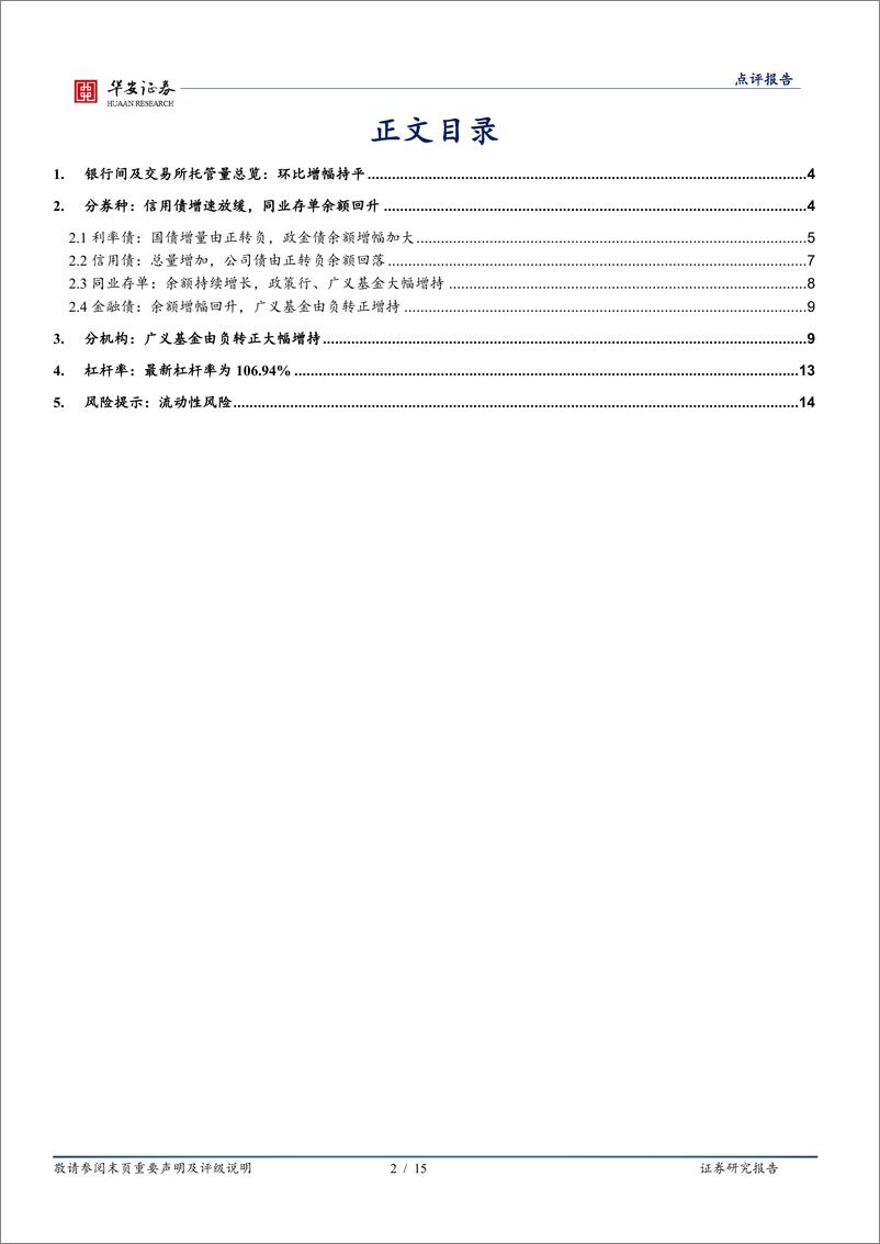 《4月交易所及银行间托管数据点评：4月存款搬家后的首份托管数据-240519-华安证券-15页》 - 第2页预览图