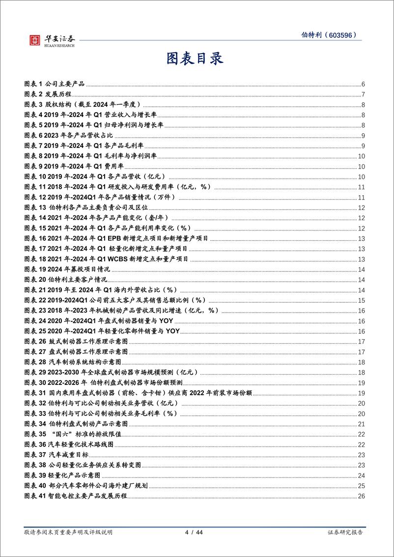 《伯特利(603596)智能化轻量化双驱，产能扩张及全球化布局加速-240823-华安证券-44页》 - 第4页预览图
