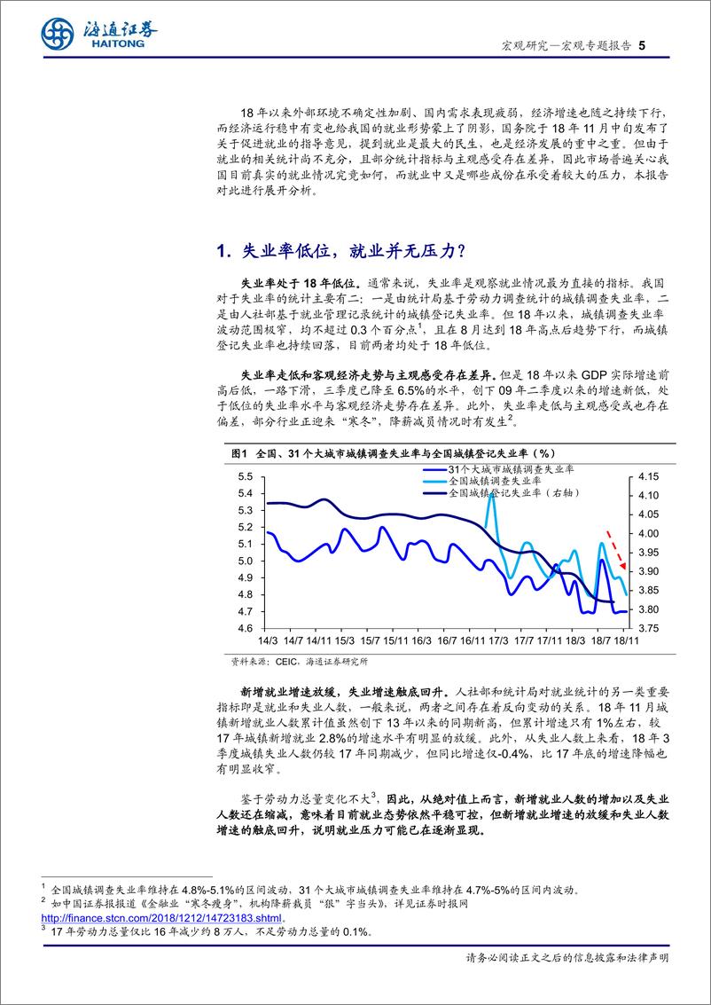 《宏观专题：找工作变难了么？-20190104-海通证券-17页》 - 第6页预览图