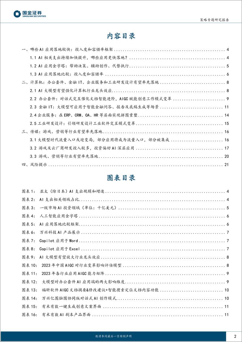 《TMT崛起系列（四）：哪些AI应用能较快落地-20230530-国金证券-22页》 - 第3页预览图