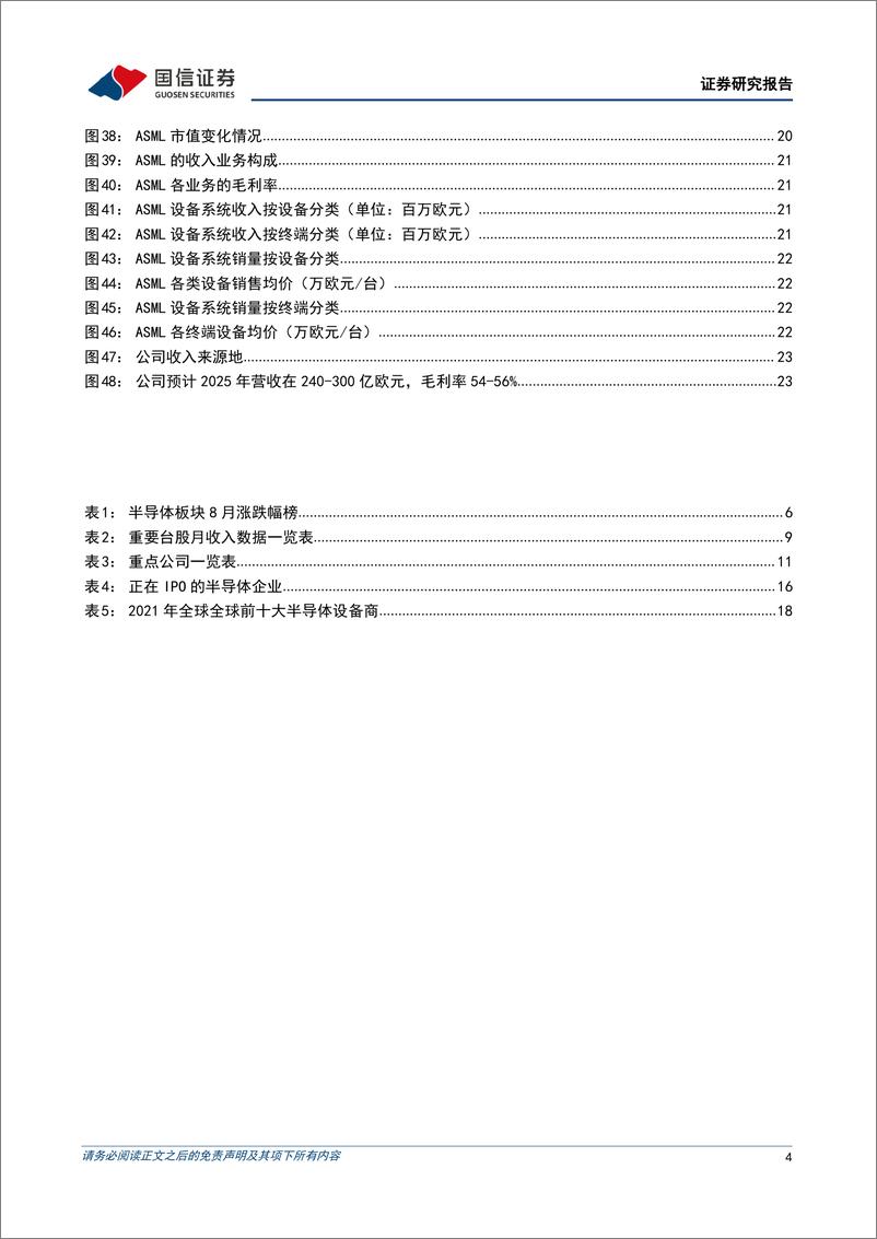 《半导体行业9月投资策略及ASML复盘：国内晶圆厂逆周期扩建，关注设备和材料环节-20220912-国信证券-26页》 - 第5页预览图