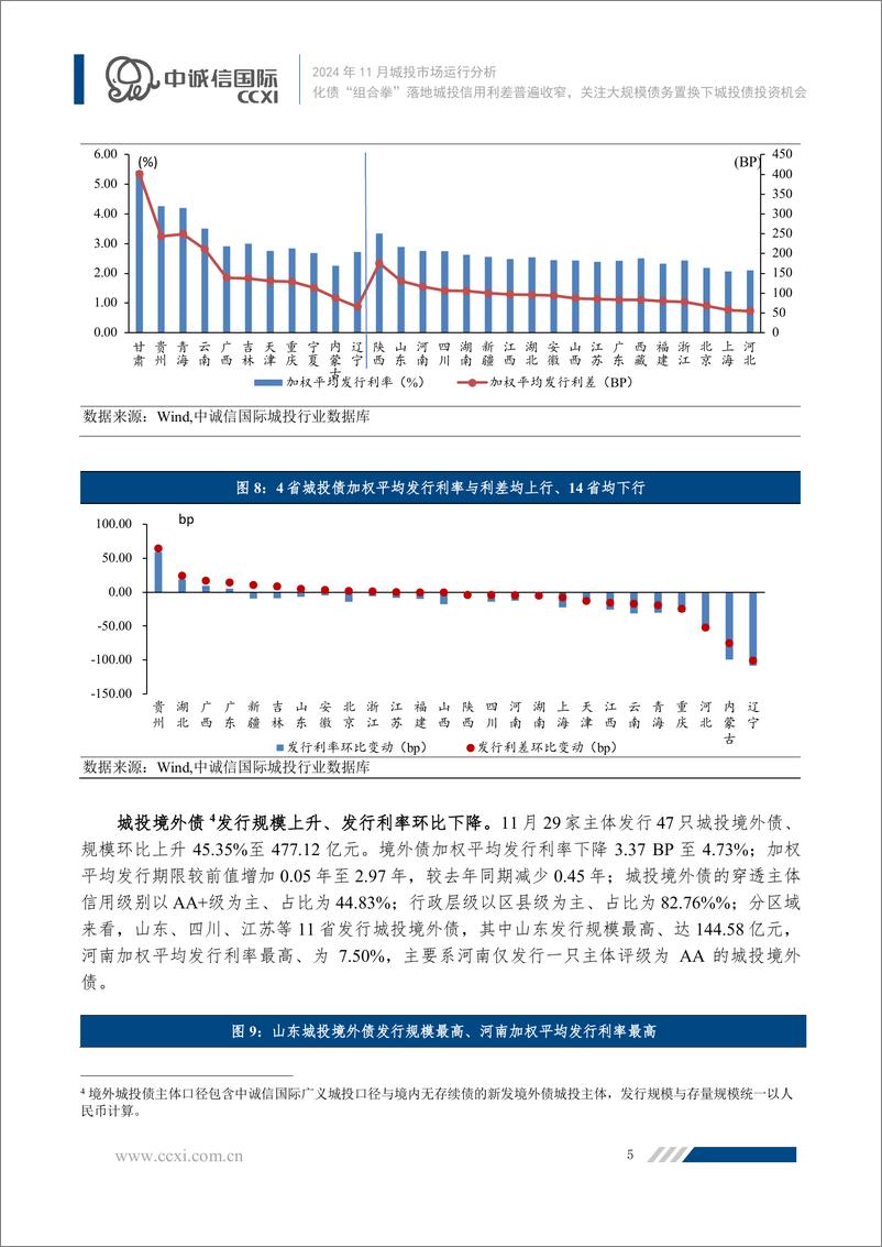 《化债“组合拳”落地城投信用利差普遍收窄，关注大规模债务置换下城投债投资机会-18页》 - 第5页预览图