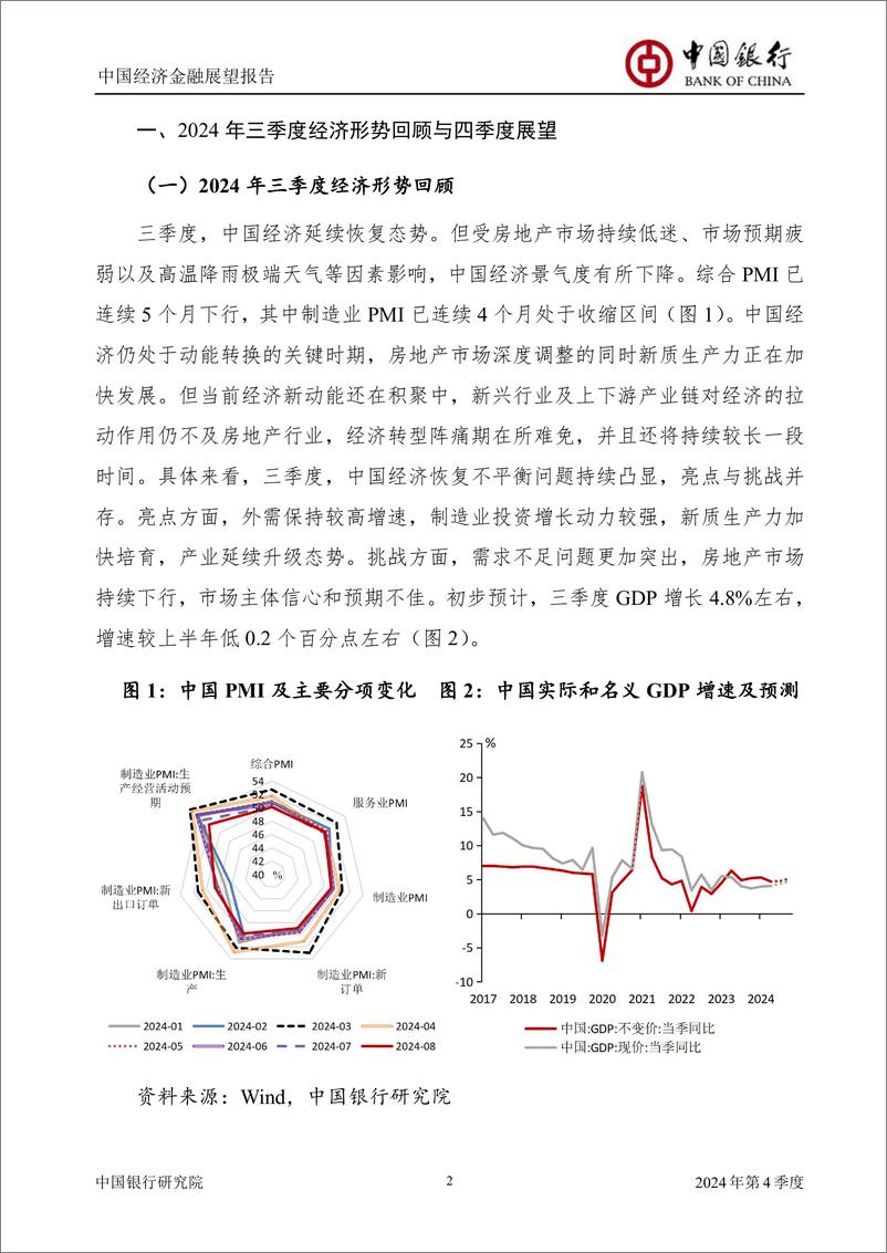 《中国银行-中国经济金融展望报告2024年第3季度-总第59期》 - 第4页预览图