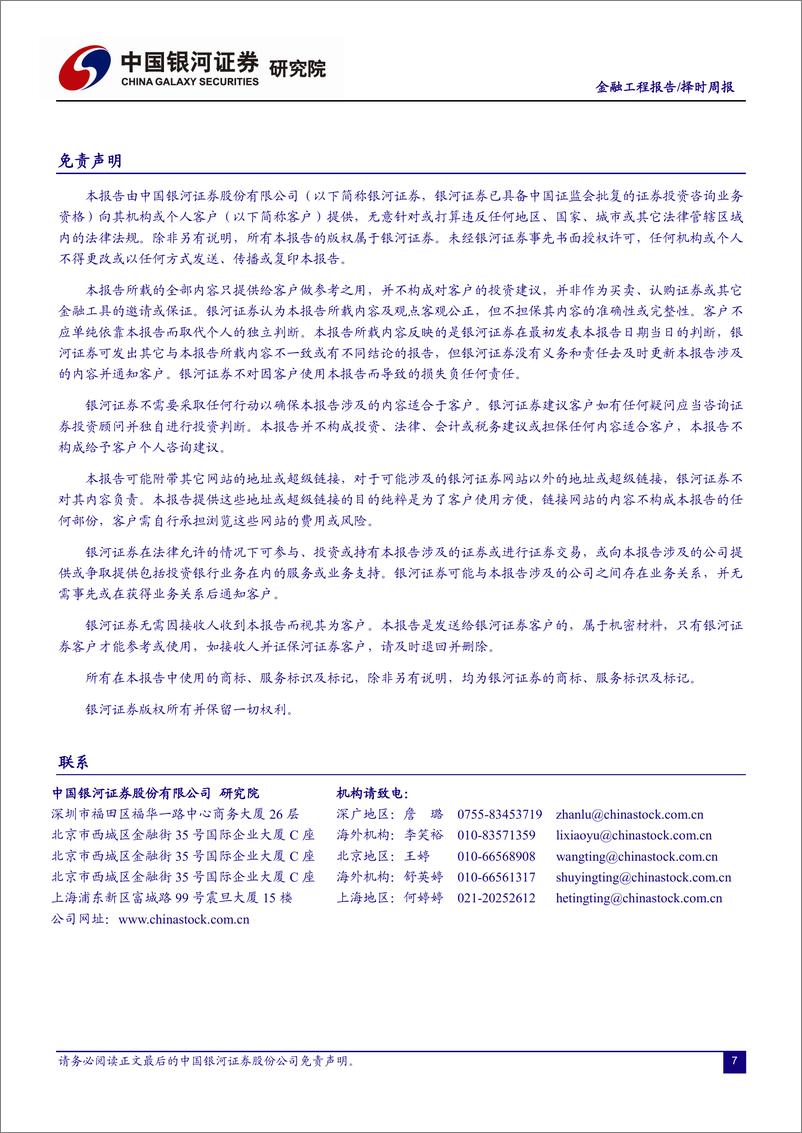 《银河证2018101银河证券金融工程报告：风格与行业，沪深300指数7月以来行情分解》 - 第7页预览图